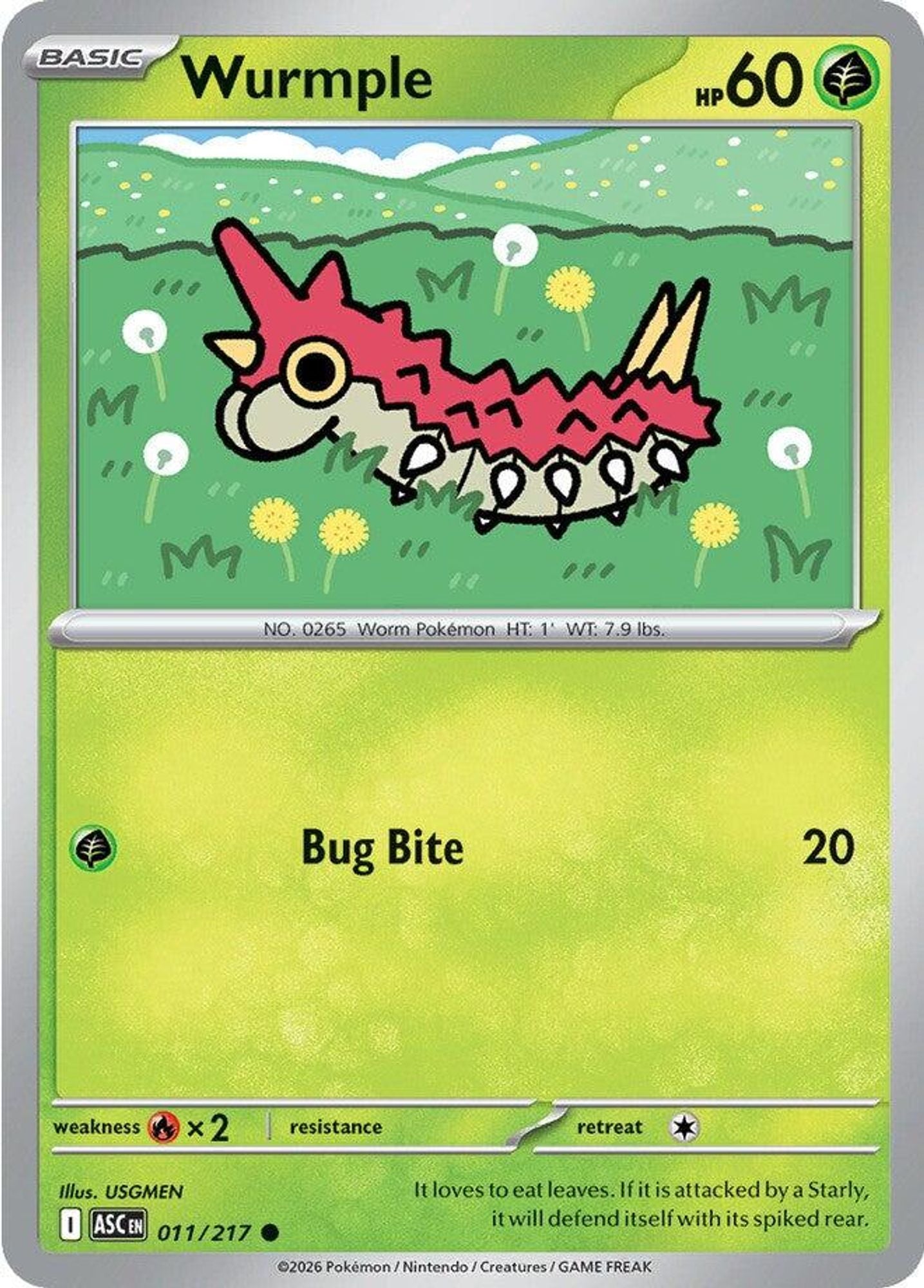 Wurmple - ME: Ascended Heroes