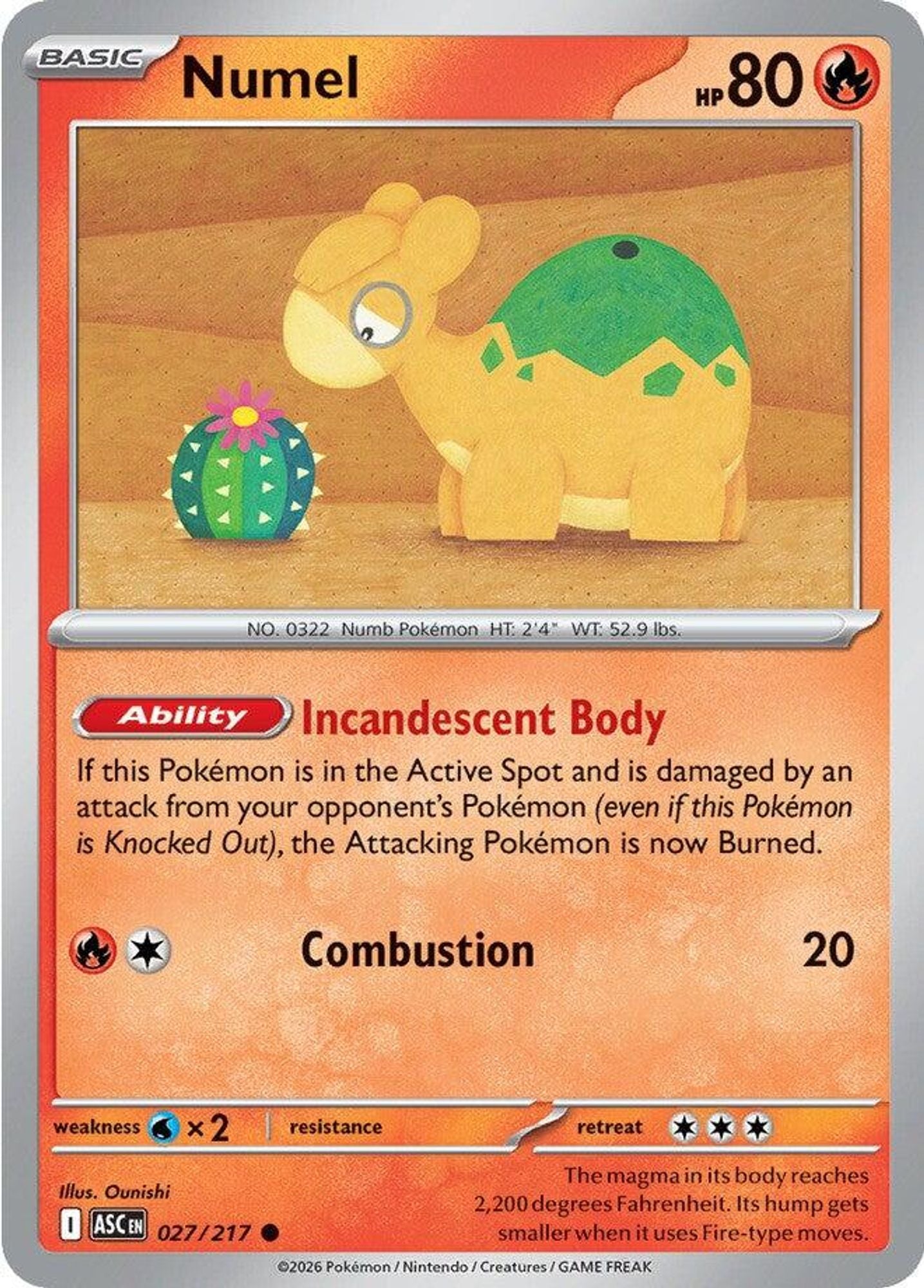 Numel - 027/217 - ME: Ascended Heroes