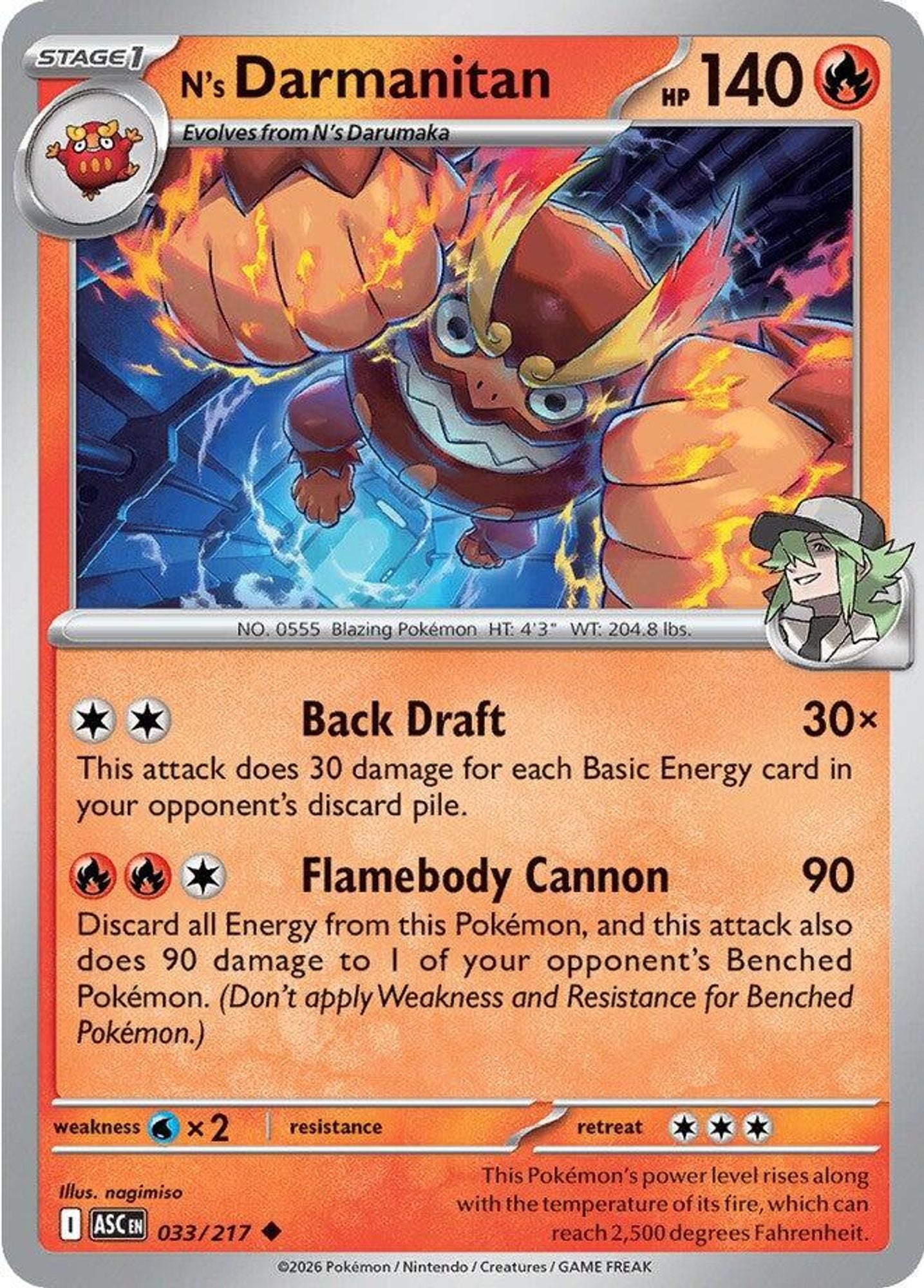N's Darmanitan - ME: Ascended Heroes