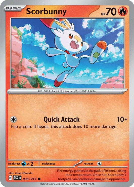 Scorbunny - 036/217 - ME: Ascended Heroes