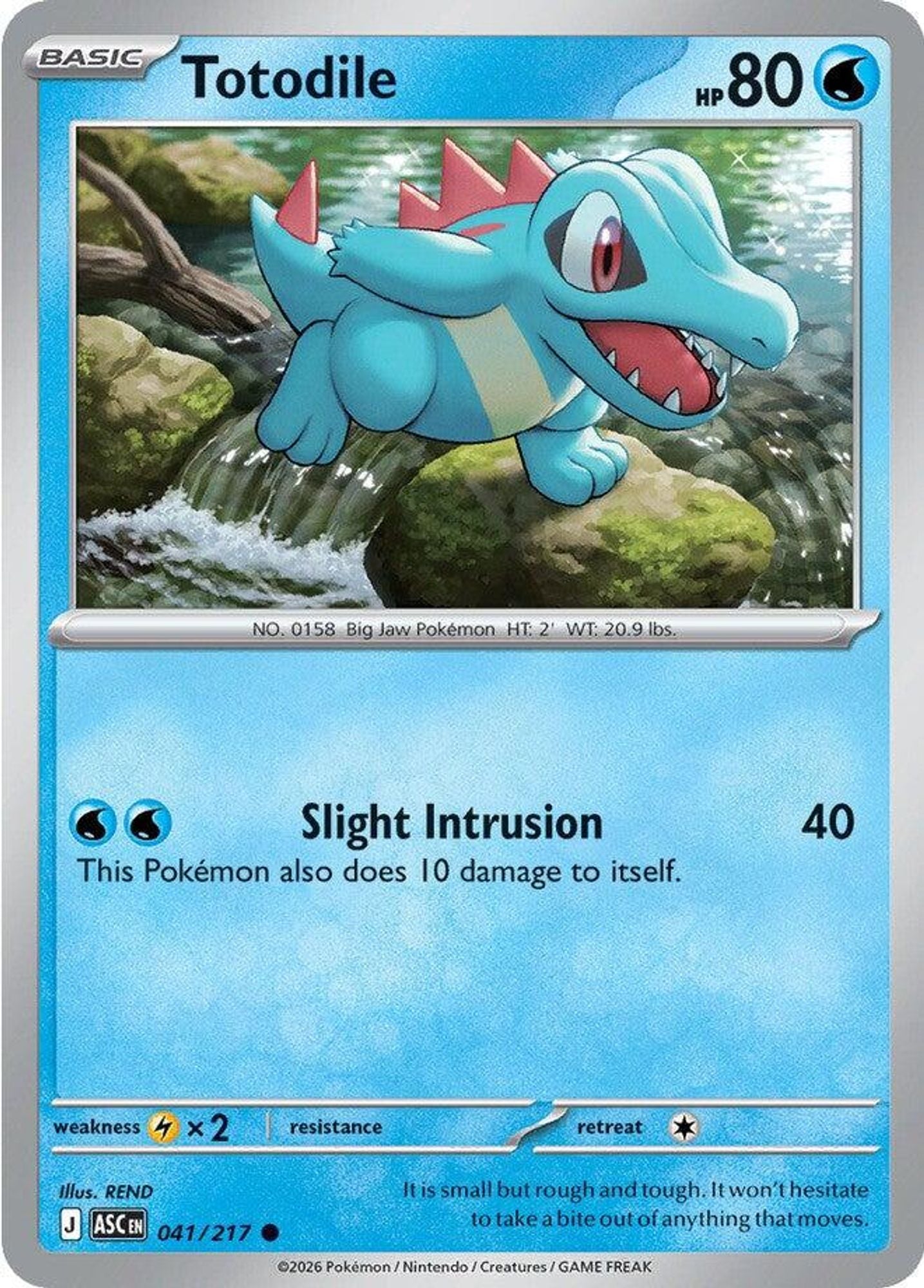 Totodile - ME: Ascended Heroes