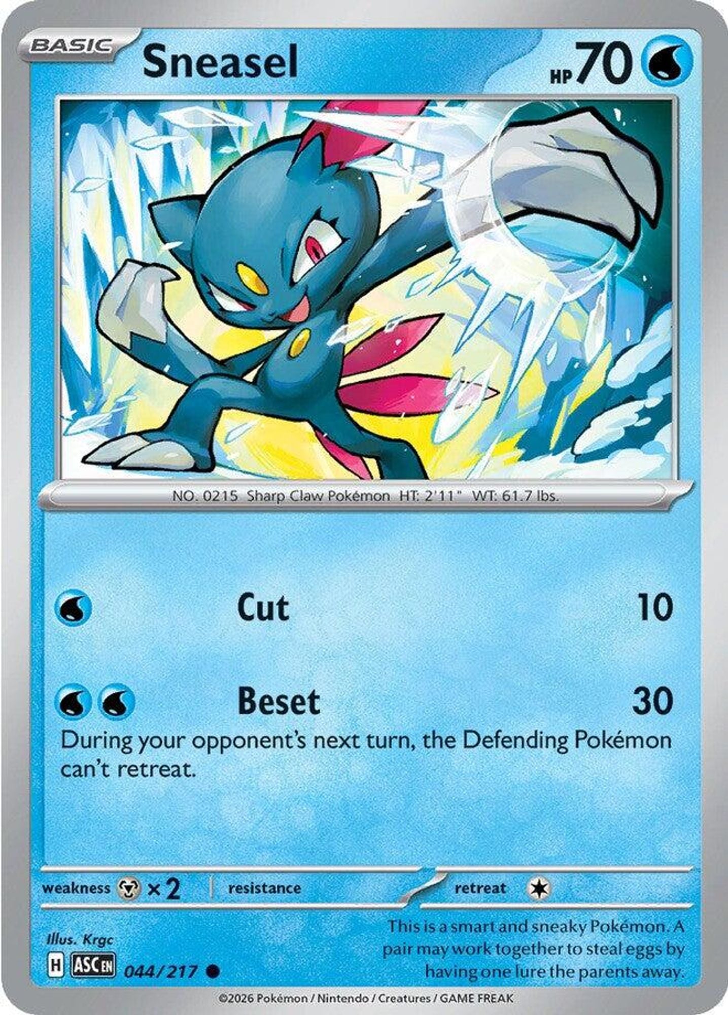 Sneasel - ME: Ascended Heroes