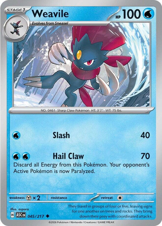 Weavile - 045/217 - ME: Ascended Heroes