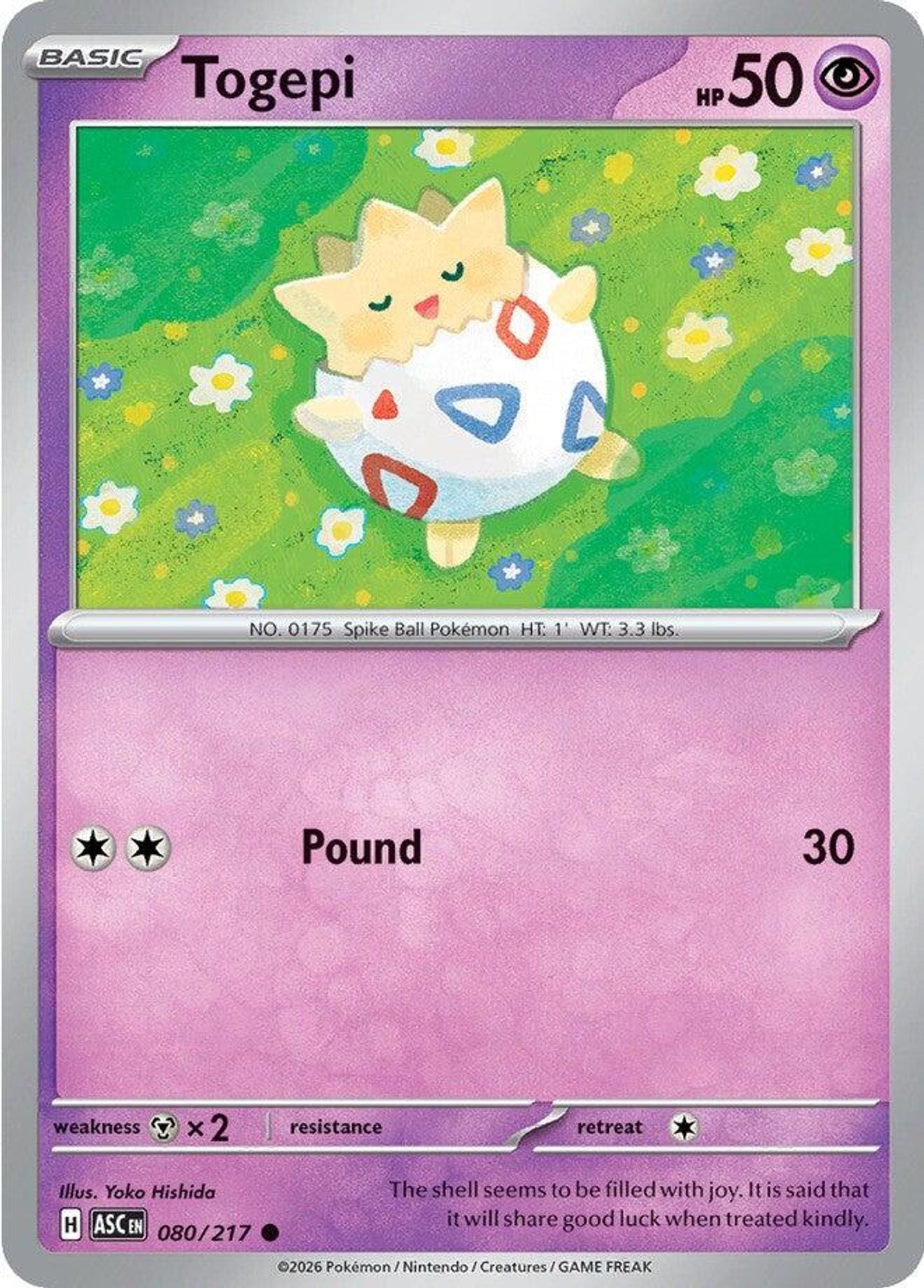 Togepi - ME: Ascended Heroes