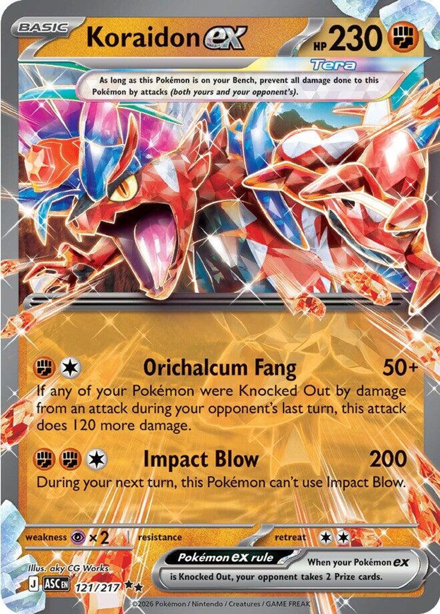 Koraidon ex - ME: Ascended Heroes