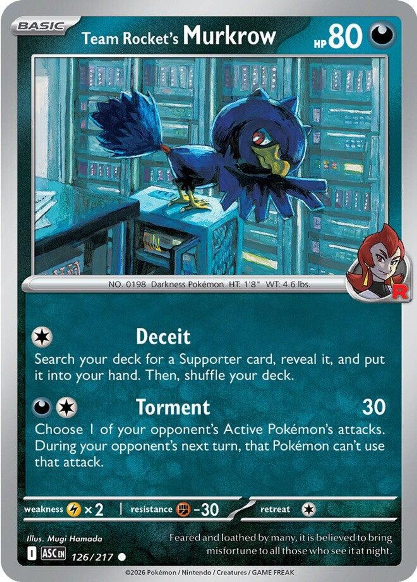 Team Rocket's Murkrow - ME: Ascended Heroes