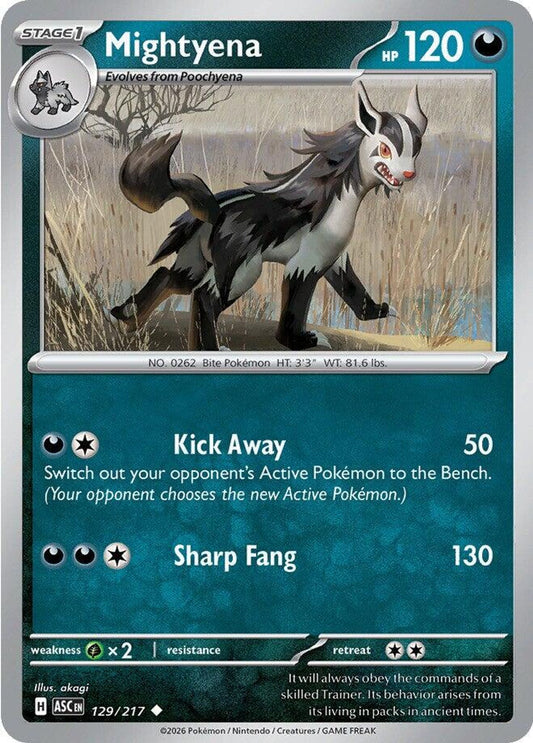 Mightyena - 129/217 - ME: Ascended Heroes