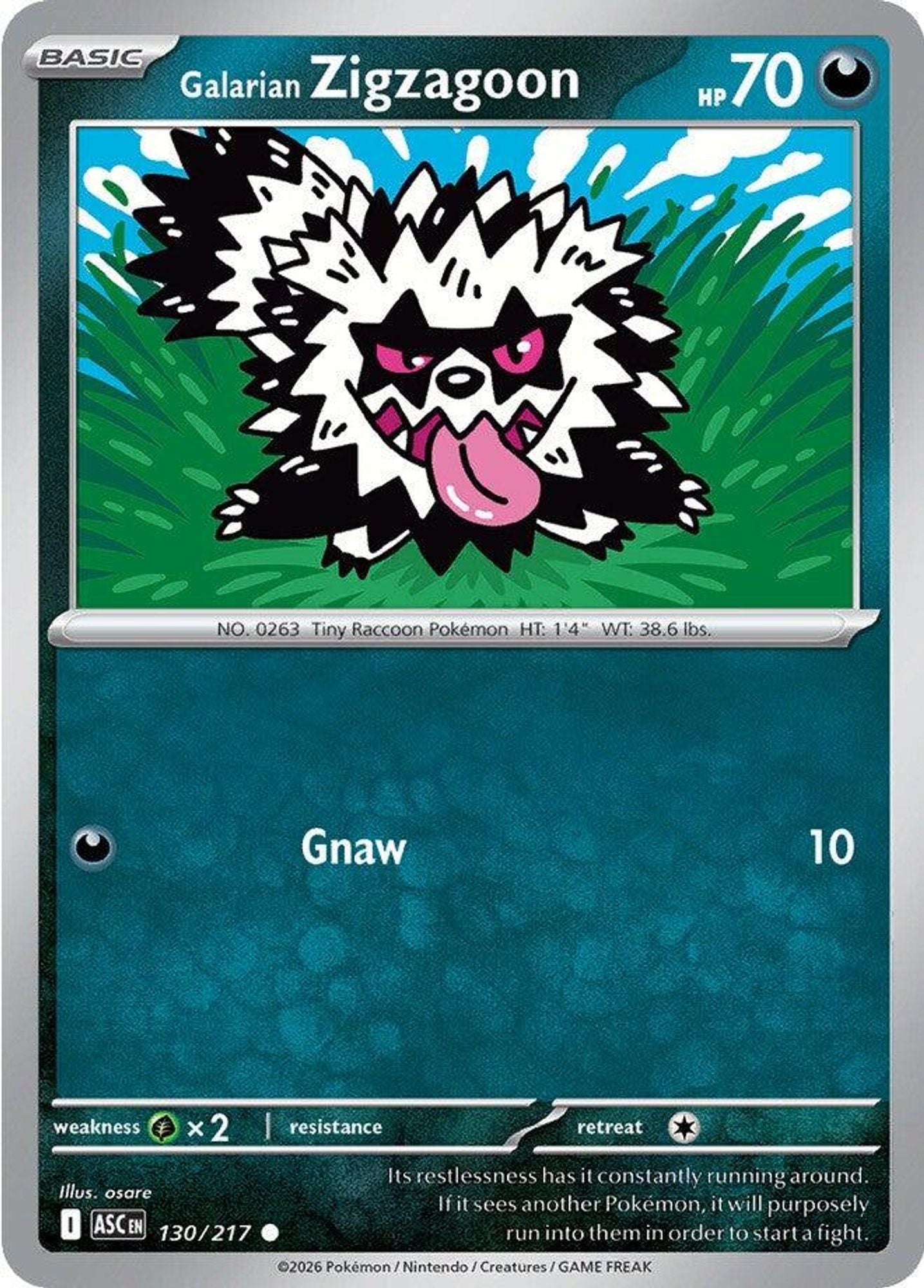 Galarian Zigzagoon - ME: Ascended Heroes