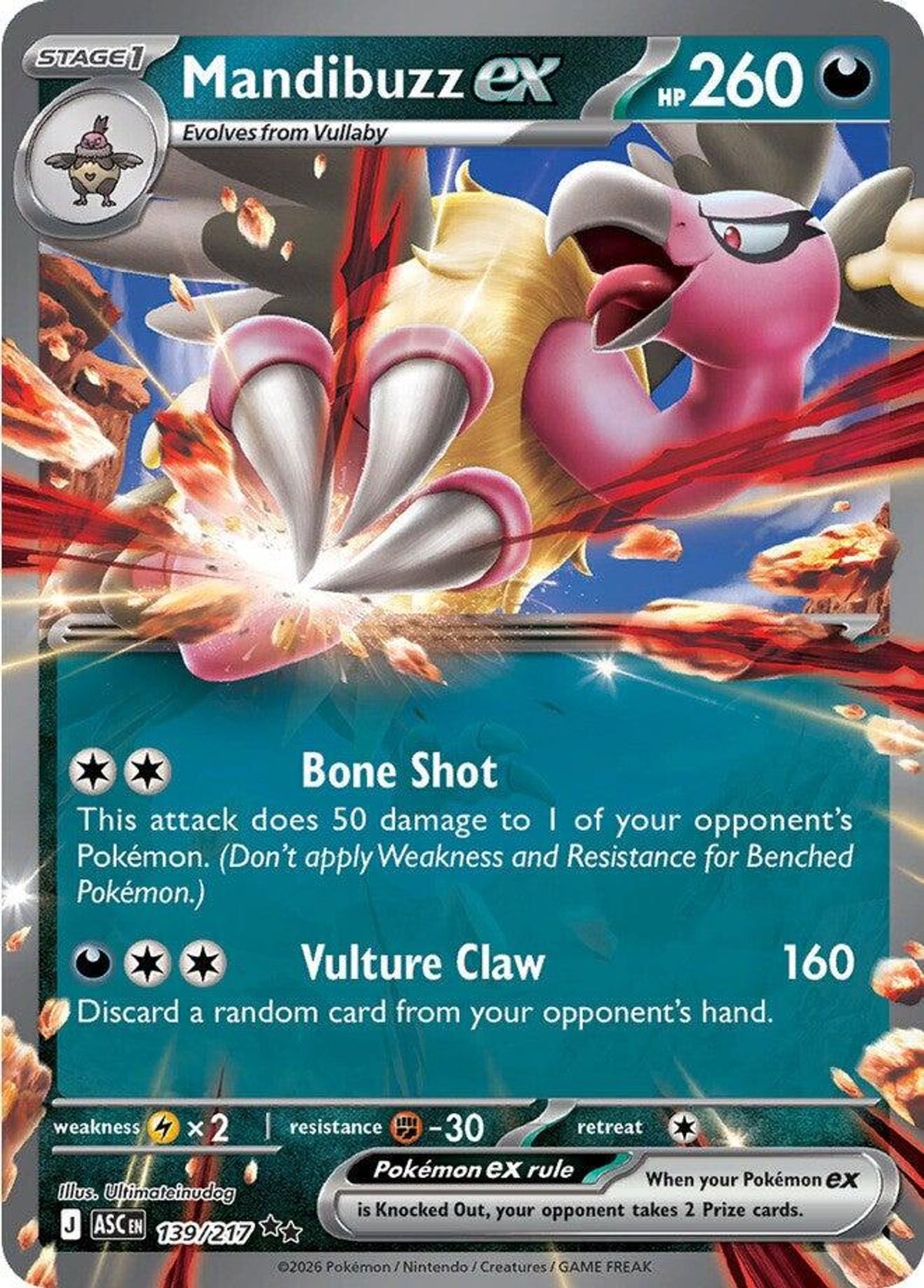 Mandibuzz ex - ME: Ascended Heroes