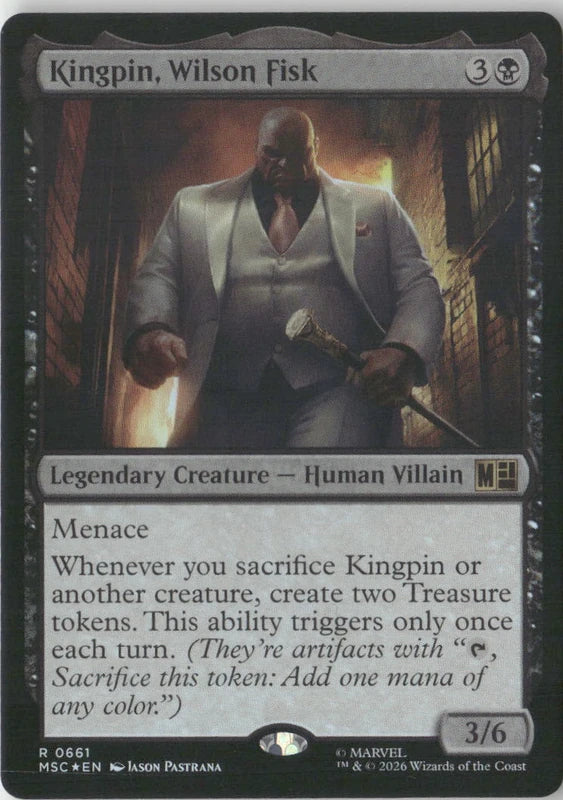 Scan Image | Kingpin, Wilson Fisk - Commander: Marvel Super Heroes | [2634F54F]