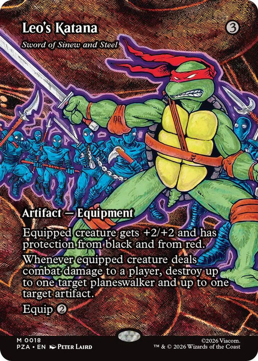 Leo's Katana - Sword of Sinew and Steel (Borderless)