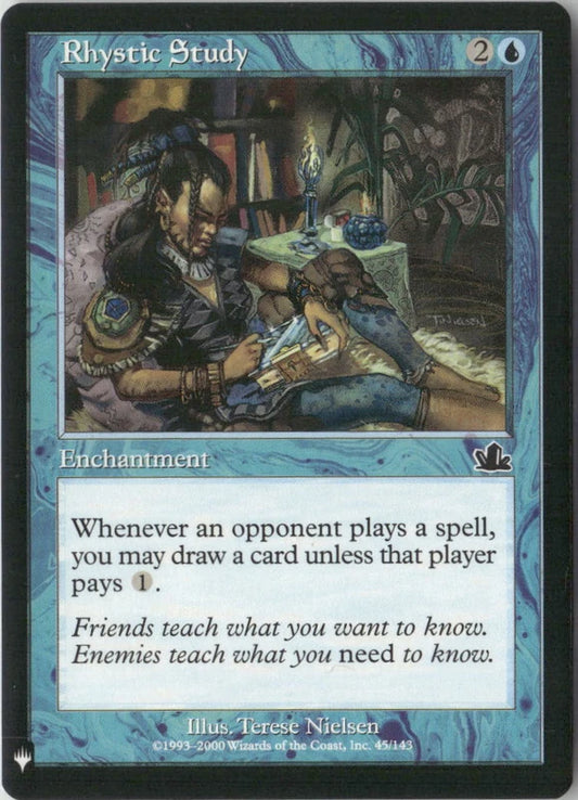 Scan Image | Rhystic Study - The List Reprints | [F7423548]