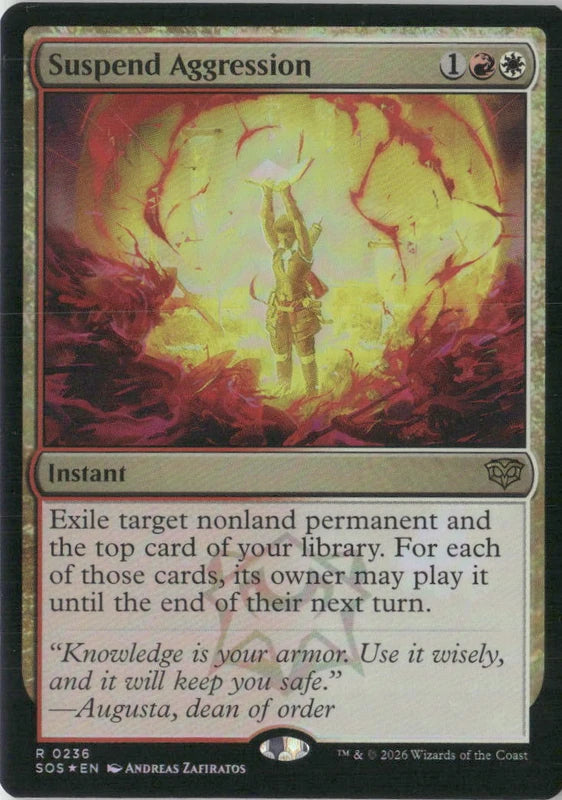 Scan Image | Suspend Aggression - Secrets of Strixhaven | [787D5B88]