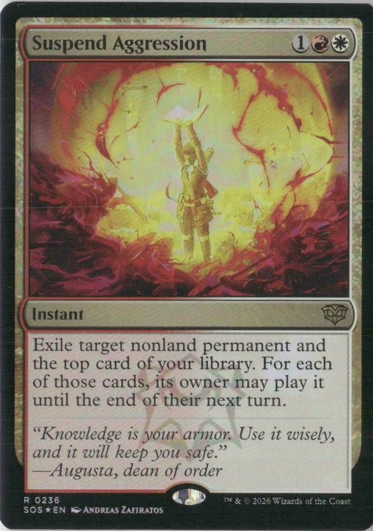 Scan Image | Suspend Aggression - Secrets of Strixhaven | [787D5B88]