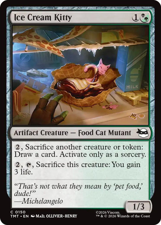 Ice Cream Kitty - Teenage Mutant Ninja Turtles