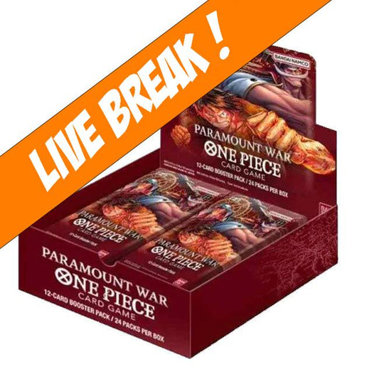 [ Live Break ] One Piece Card Game Paramount War (OP-02) Booster Box
