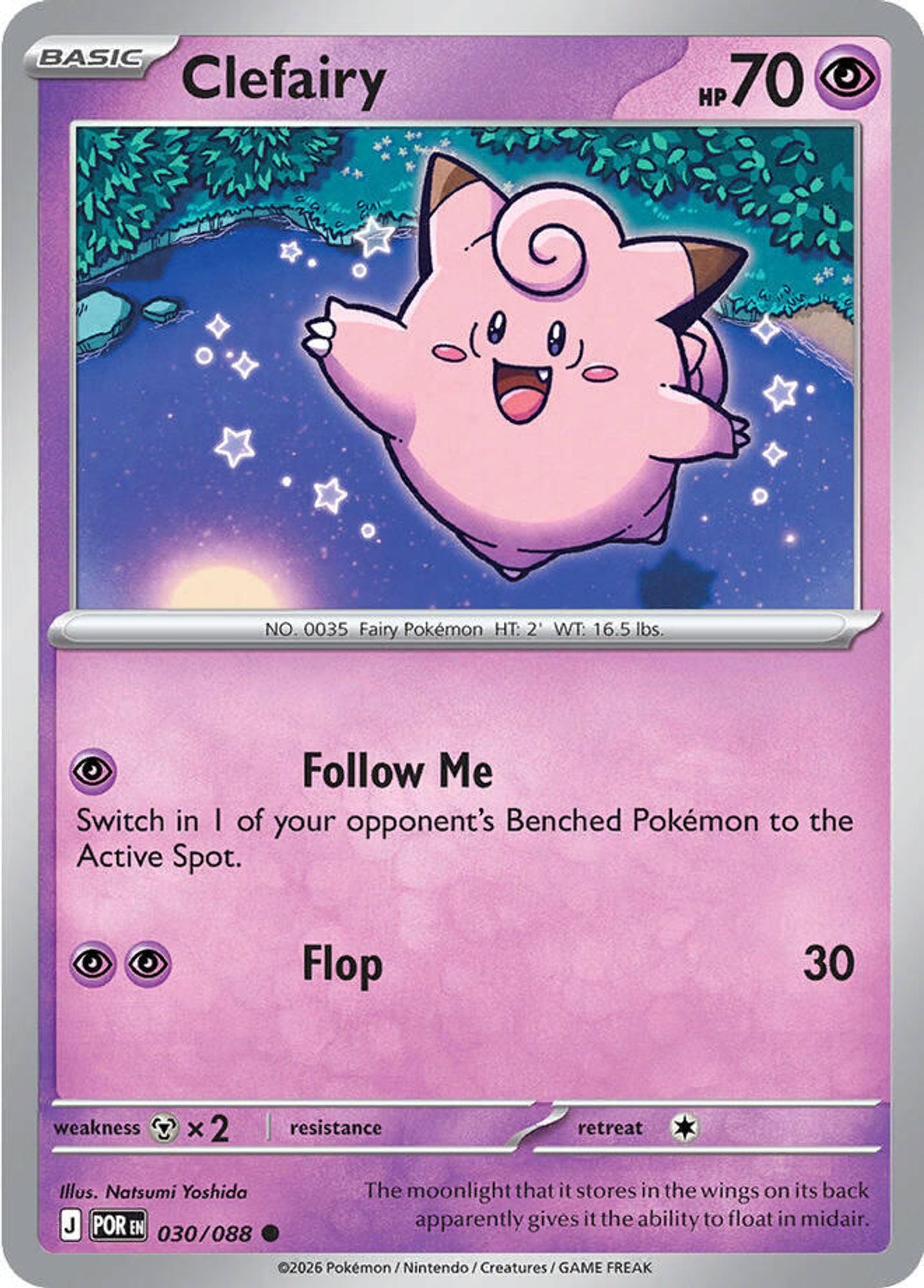 Clefairy - 030/088 - ME03: Perfect Order