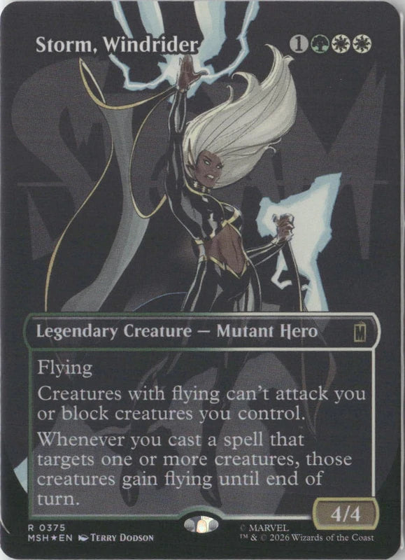 Scan Image | Storm, Windrider (Borderless) - Marvel Super Heroes | [CD9CB409]