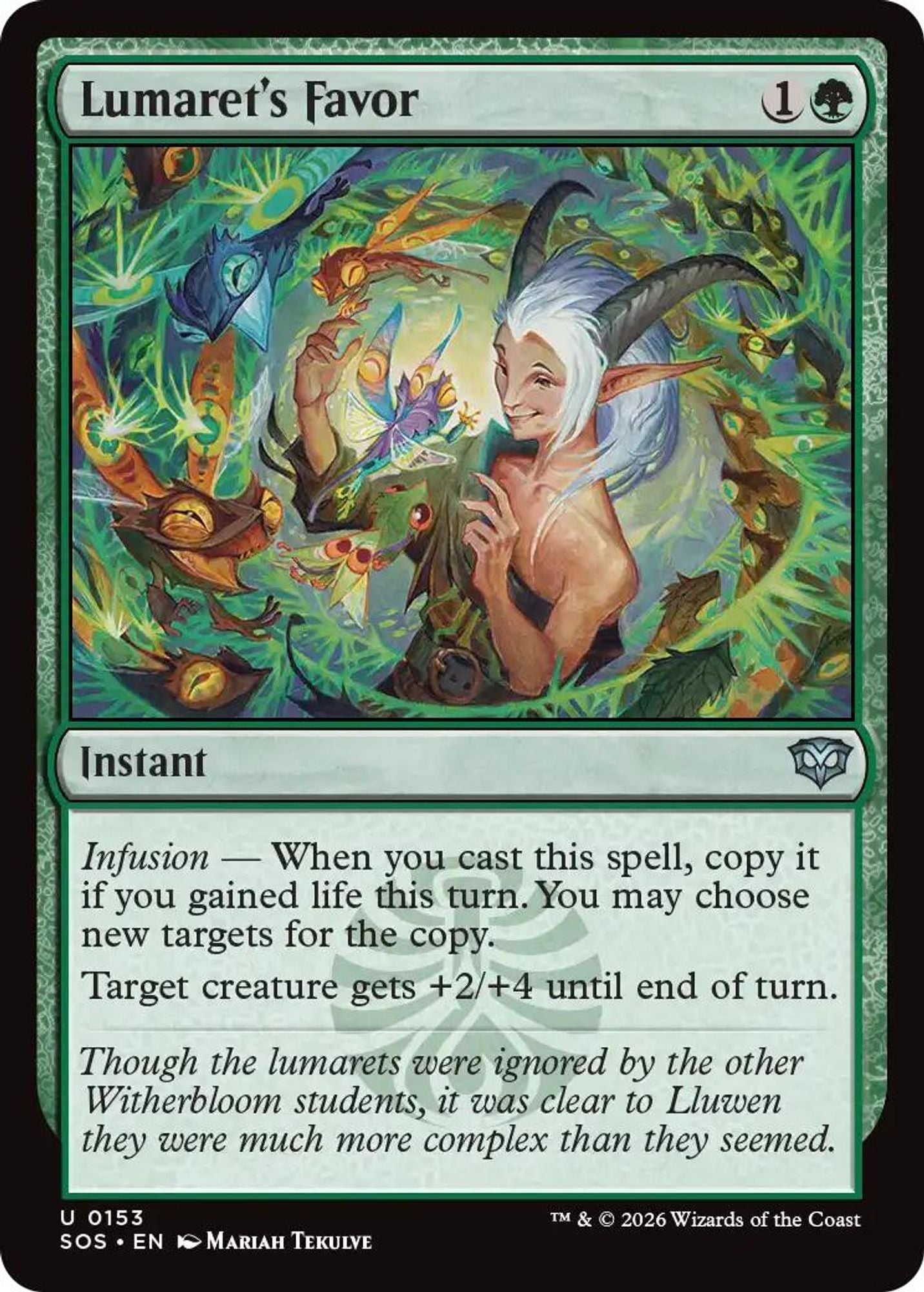 Lumaret's Favor - Secrets of Strixhaven