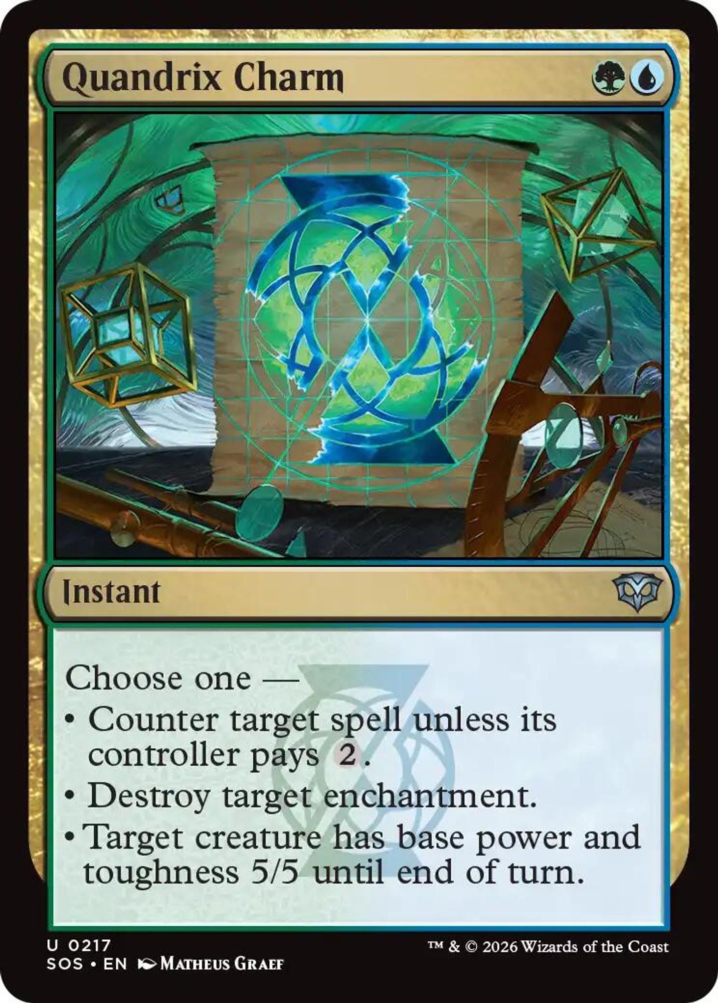 Quandrix Charm - Secrets of Strixhaven