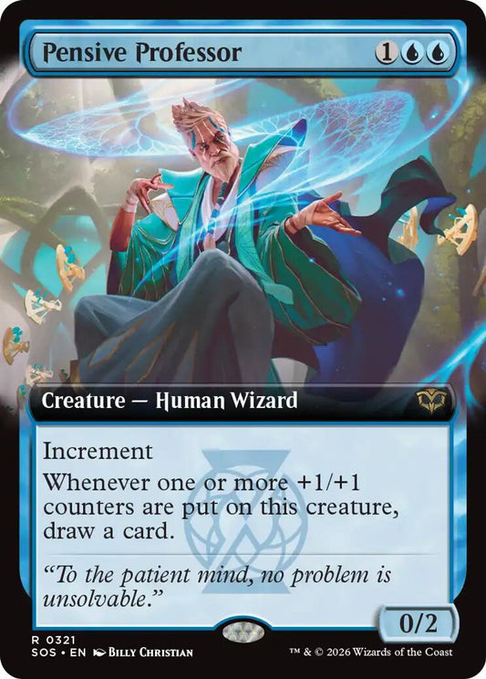 Pensive Professor (Extended Art) (Foil)