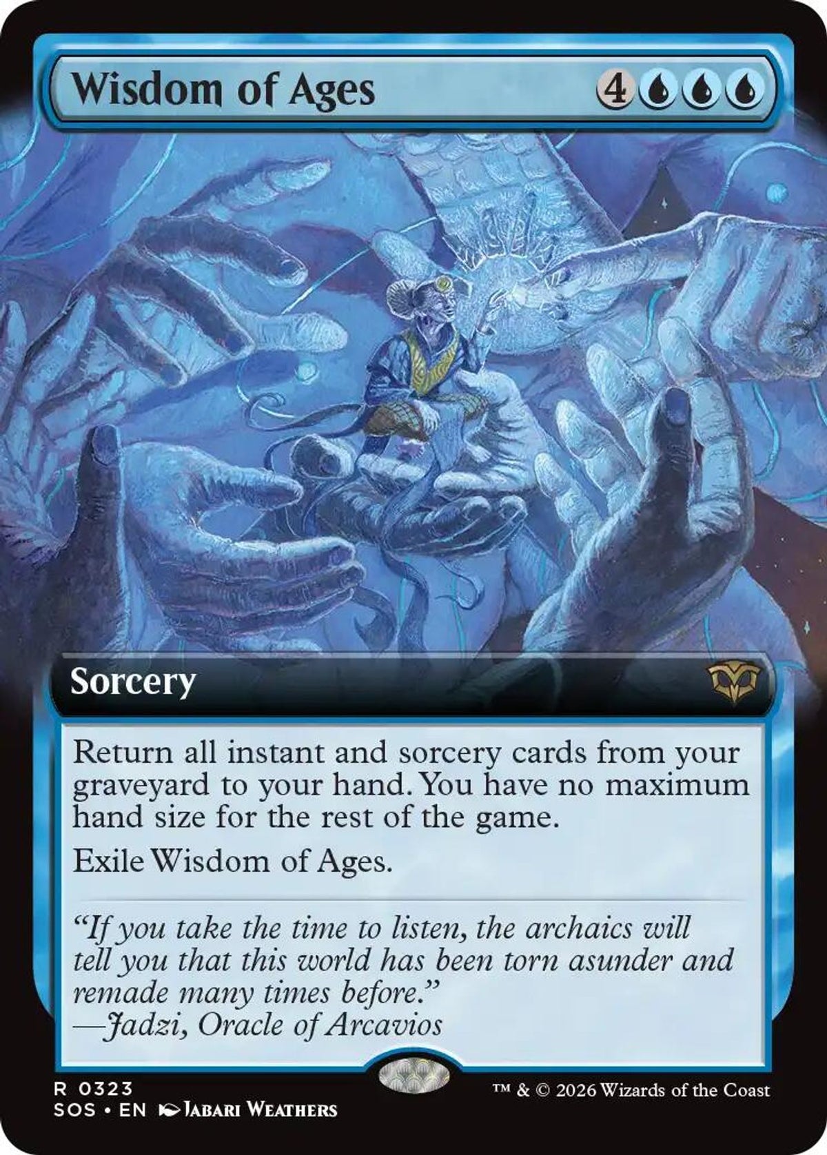 Wisdom of Ages (Extended Art) - Secrets of Strixhaven
