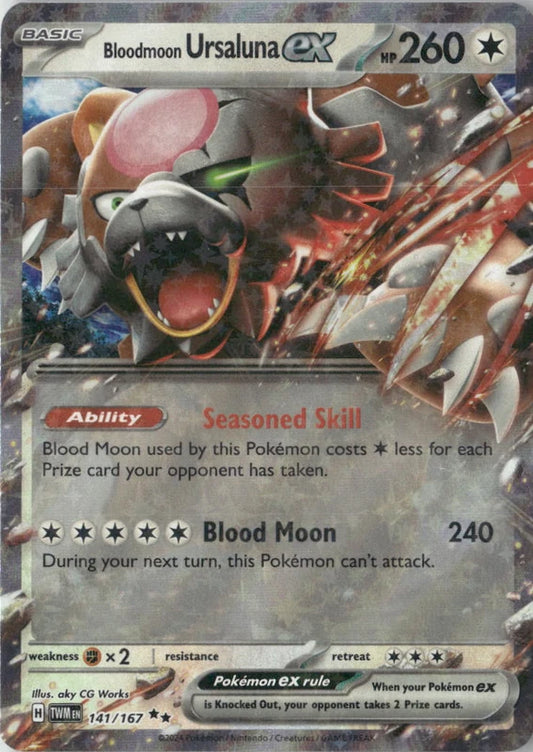 Bloodmoon Ursaluna ex - 141/167 - SV06: Twilight Masquerade