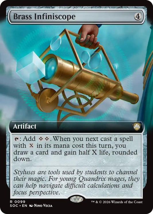 Brass Infiniscope (Extended Art) - Commander: Secrets of Strixhaven