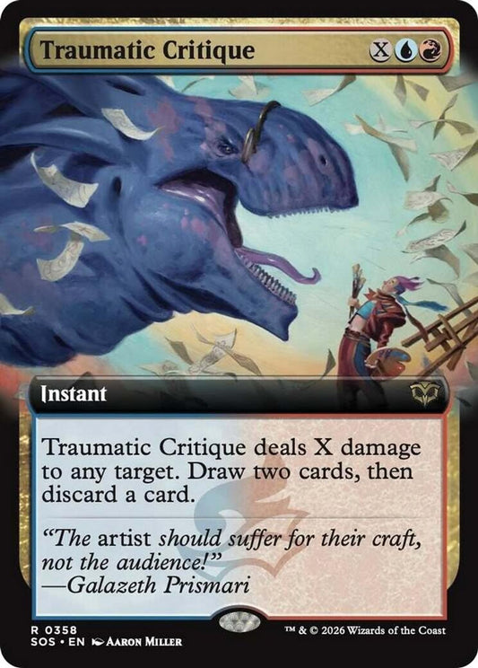 Traumatic Critique (Extended Art) - Secrets of Strixhaven