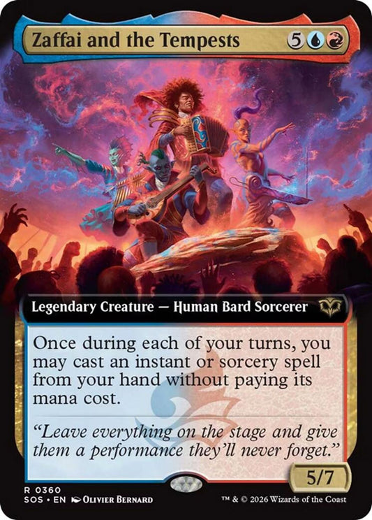 Zaffai and the Tempests (Extended Art) - Secrets of Strixhaven