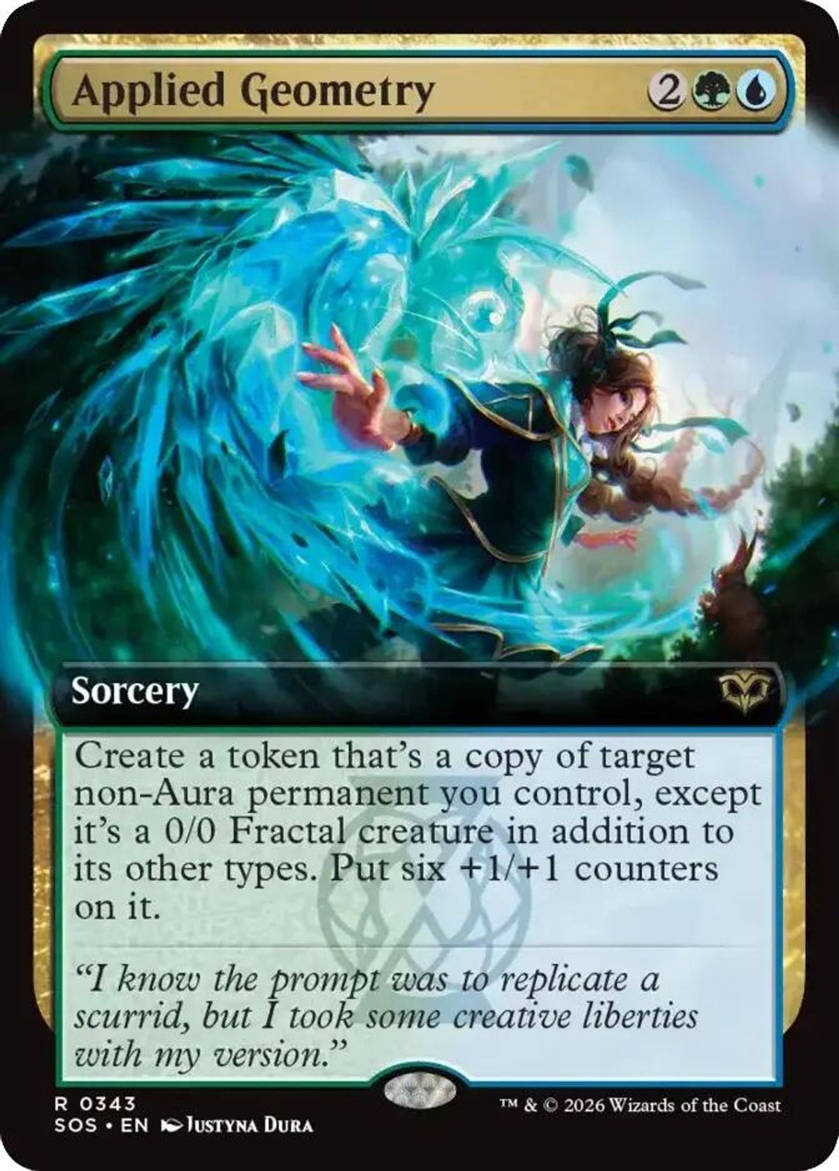 Applied Geometry (Extended Art) - Secrets of Strixhaven