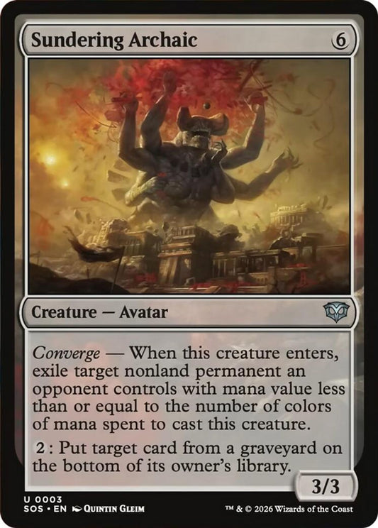 Sundering Archaic - Secrets of Strixhaven