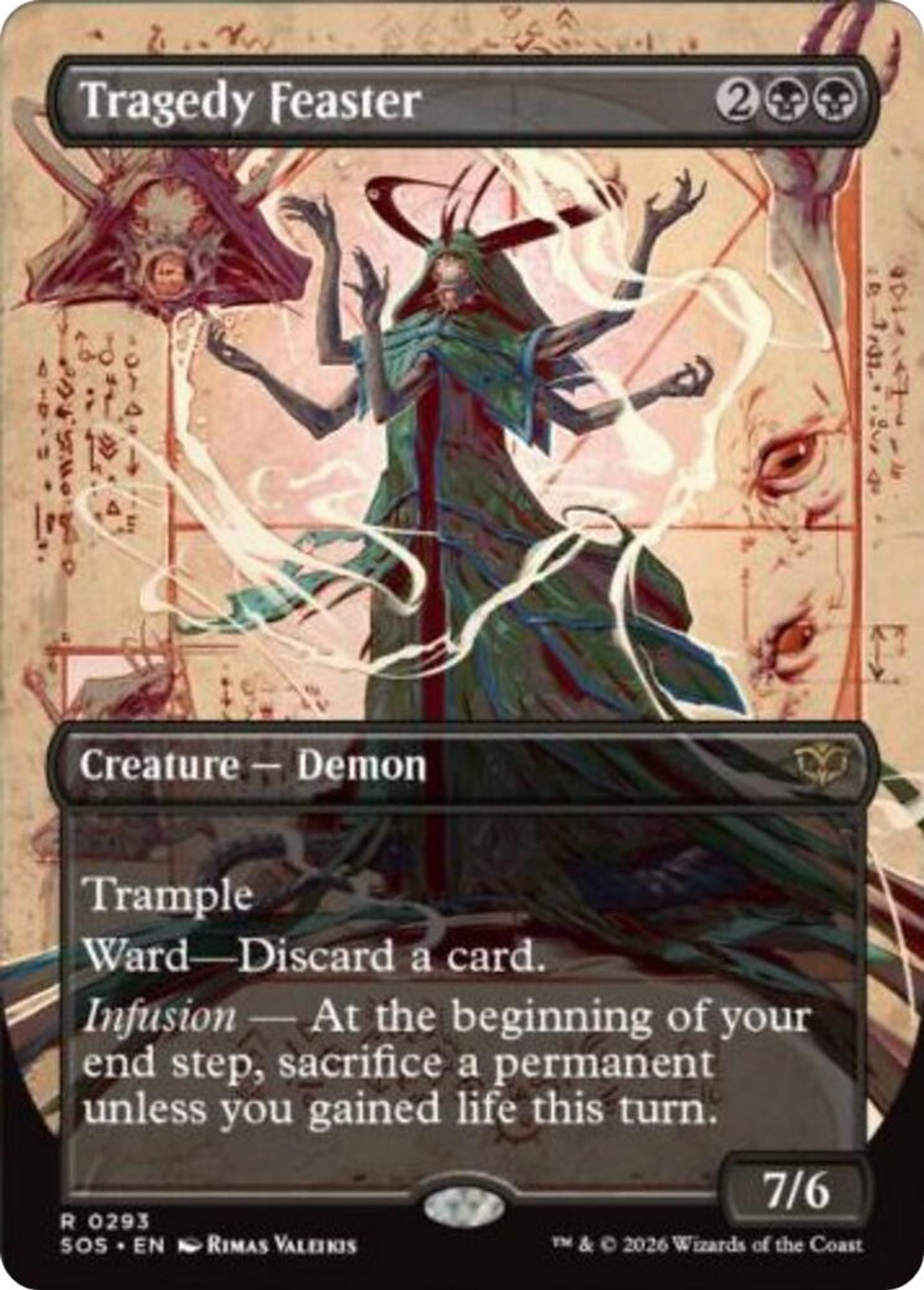 Tragedy Feaster (Borderless) - Secrets of Strixhaven