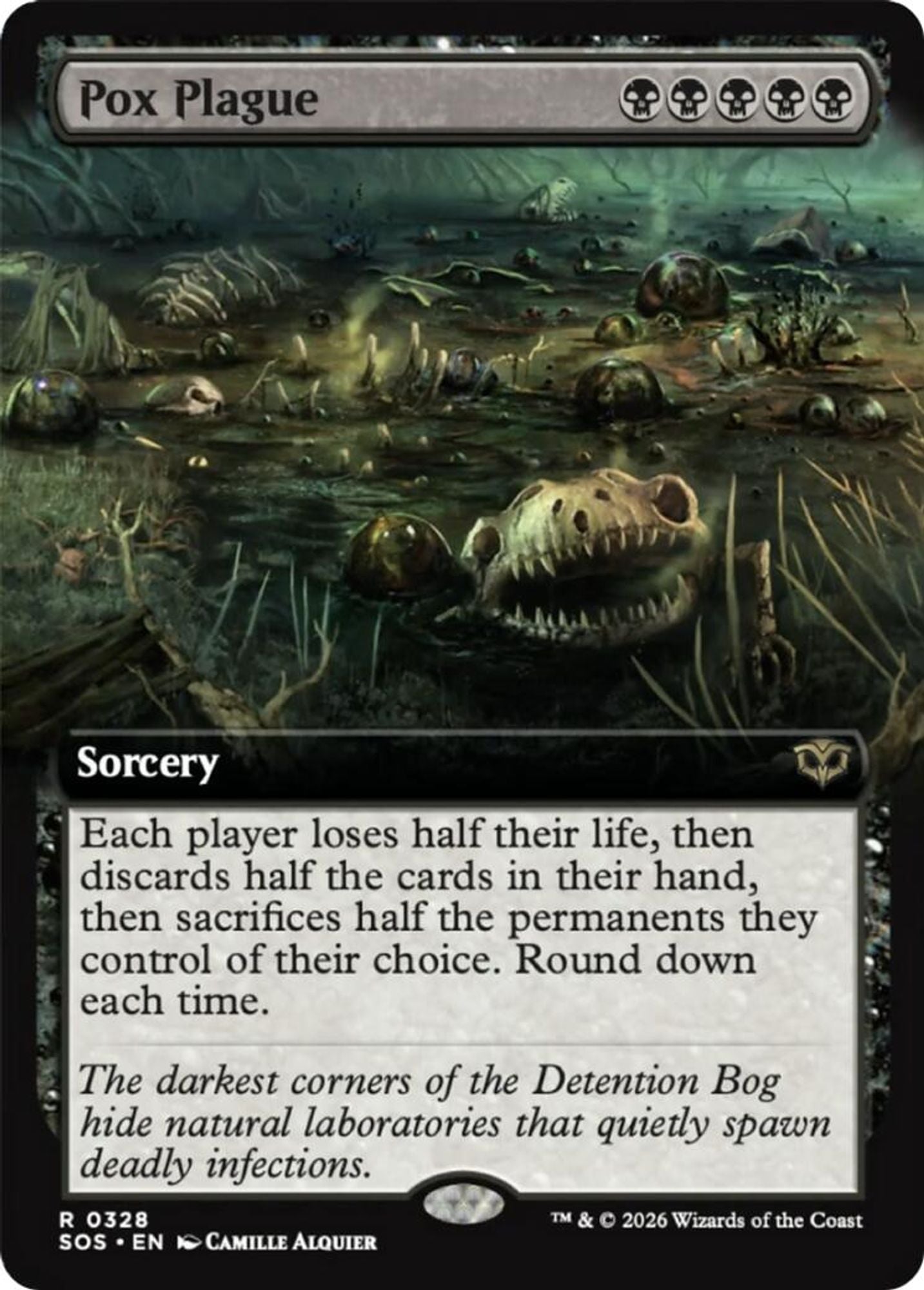 Pox Plague (Extended Art) (Foil)