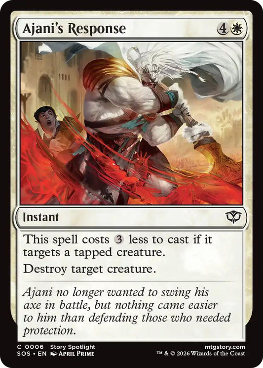 Ajani's Response - Secrets of Strixhaven