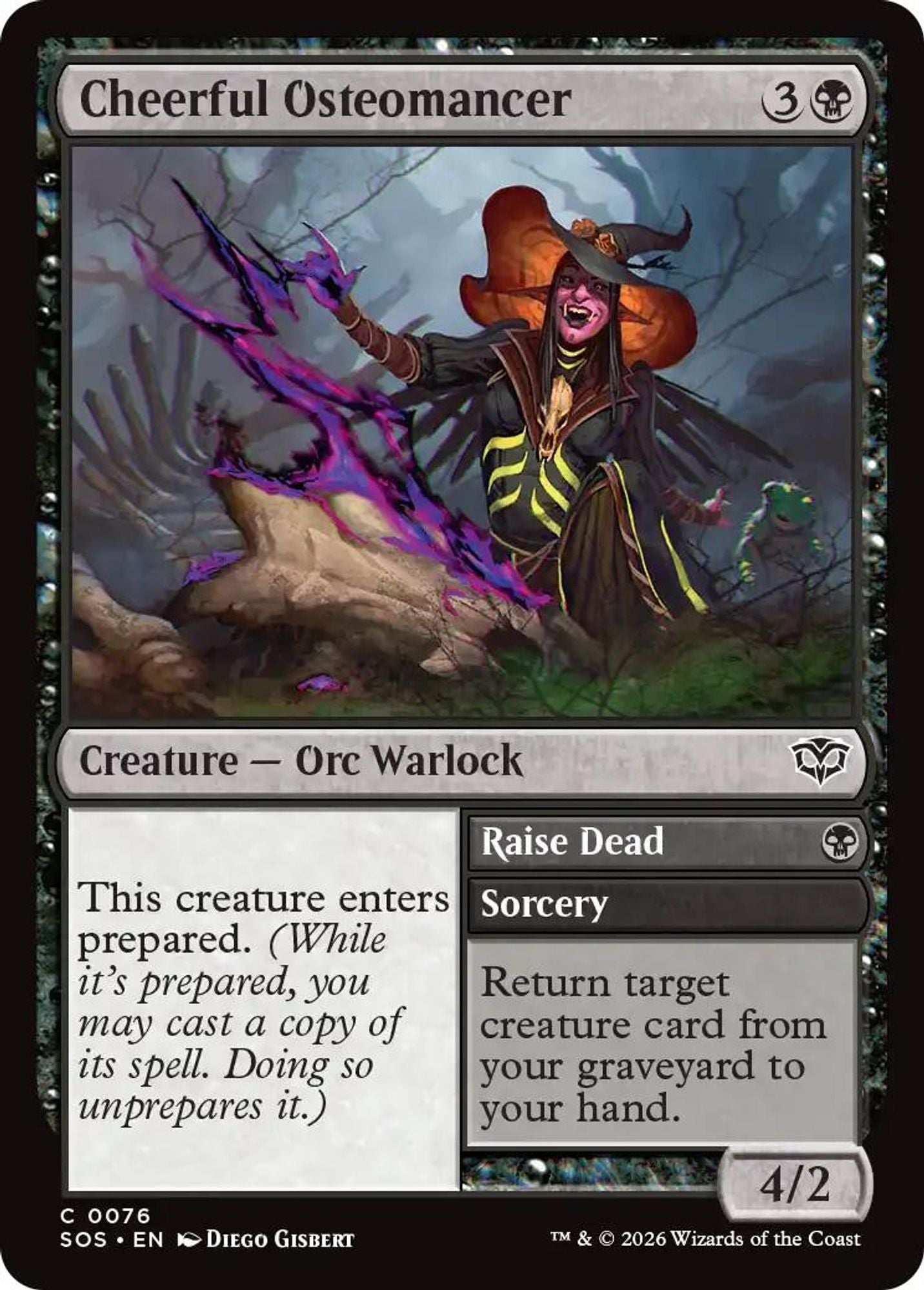 Cheerful Osteomancer - Secrets of Strixhaven