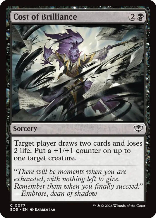 Cost of Brilliance - Secrets of Strixhaven