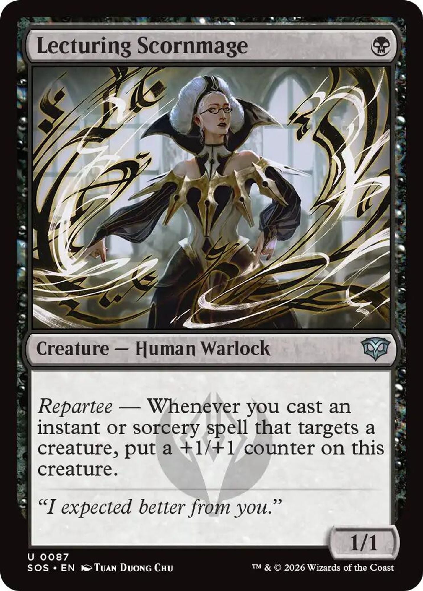Lecturing Scornmage - Secrets of Strixhaven