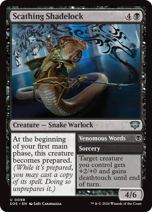 Scathing Shadelock - Secrets of Strixhaven