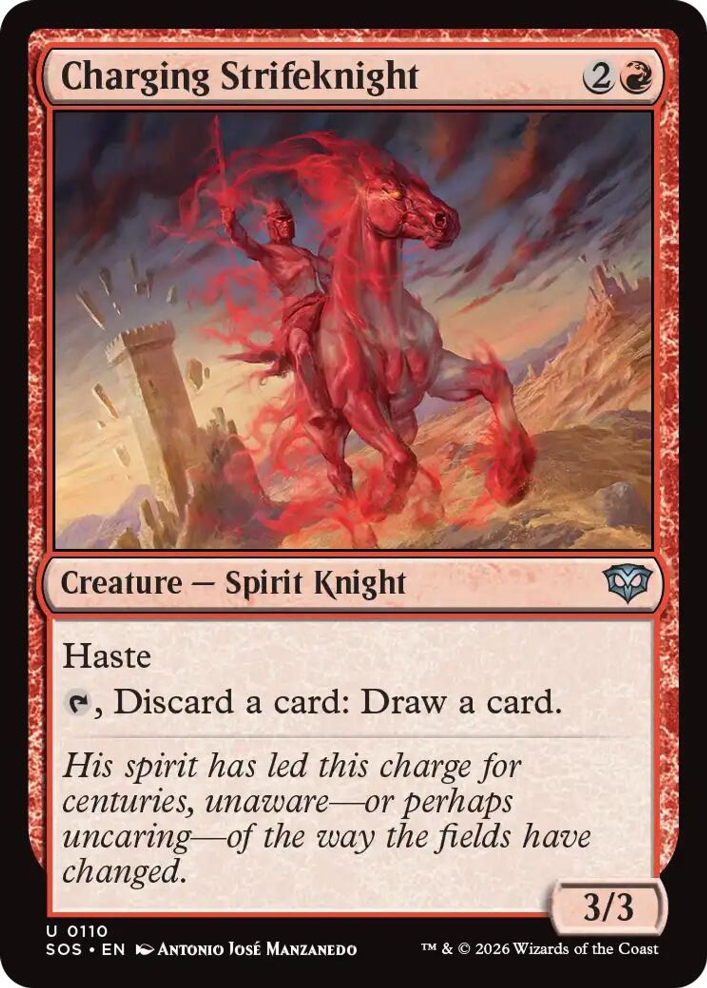 Charging Strikeknight - Secrets of Strixhaven