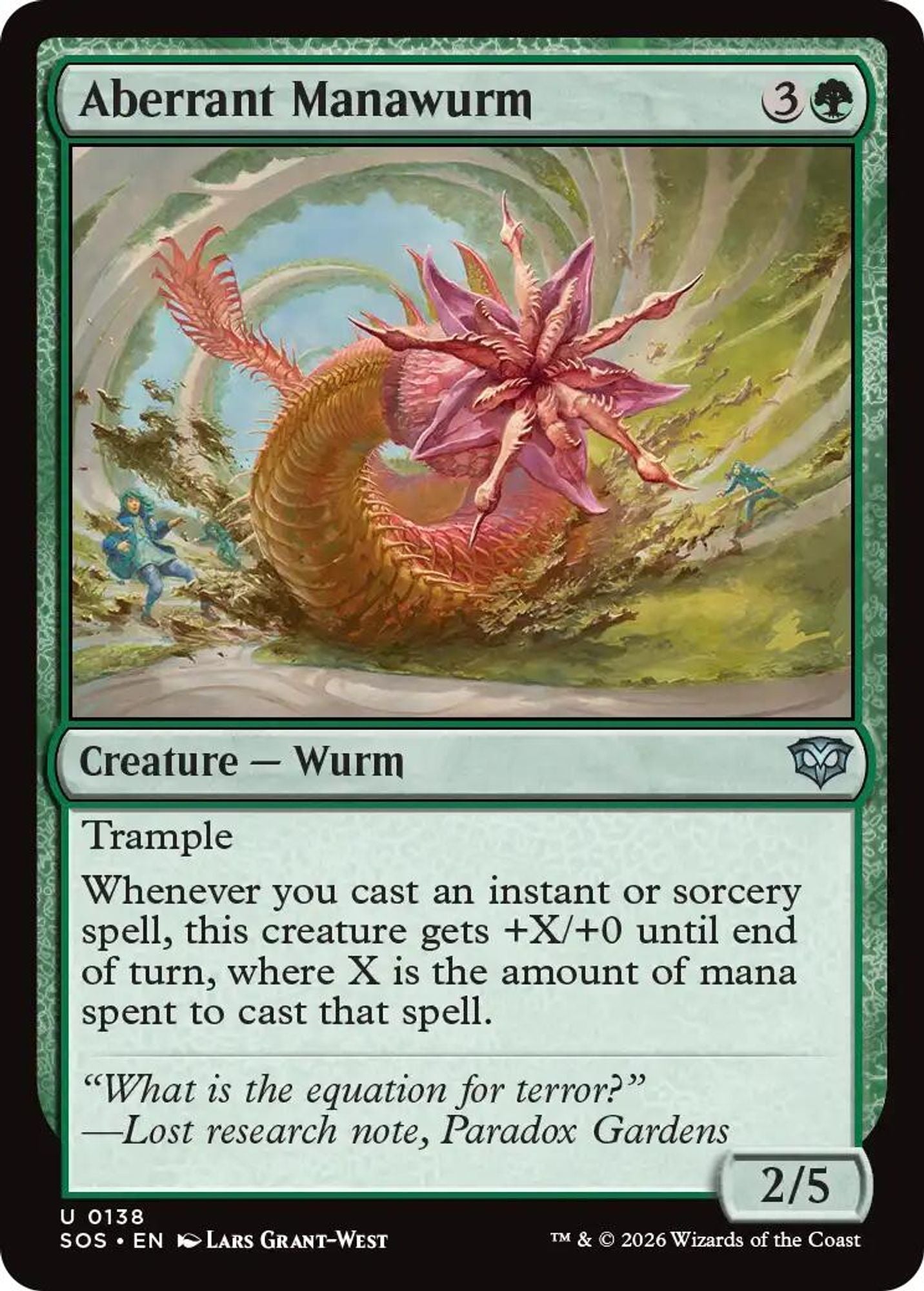 Aberrant Manawurm - Secrets of Strixhaven
