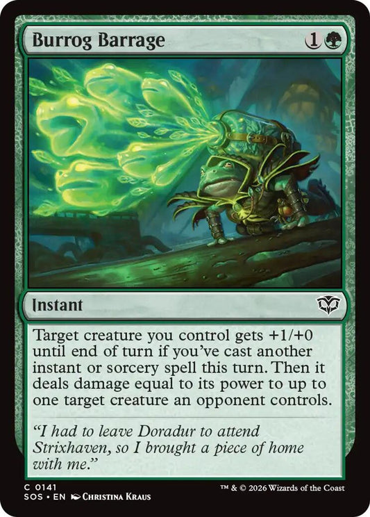 Burrog Barrage - Secrets of Strixhaven