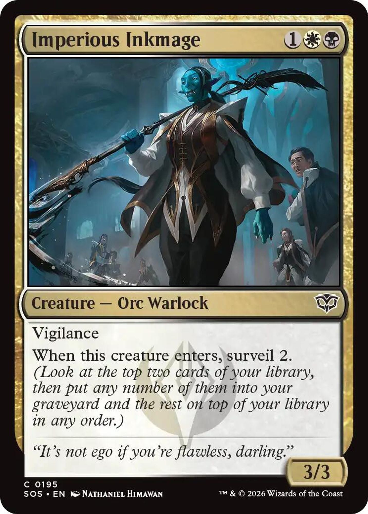 Imperious Inkmage - Secrets of Strixhaven
