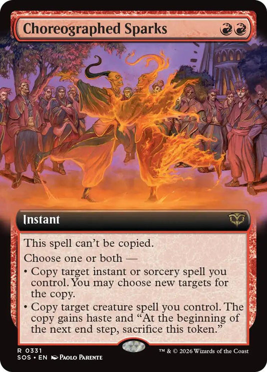 Choreographed Sparks (Extended Art) - Secrets of Strixhaven
