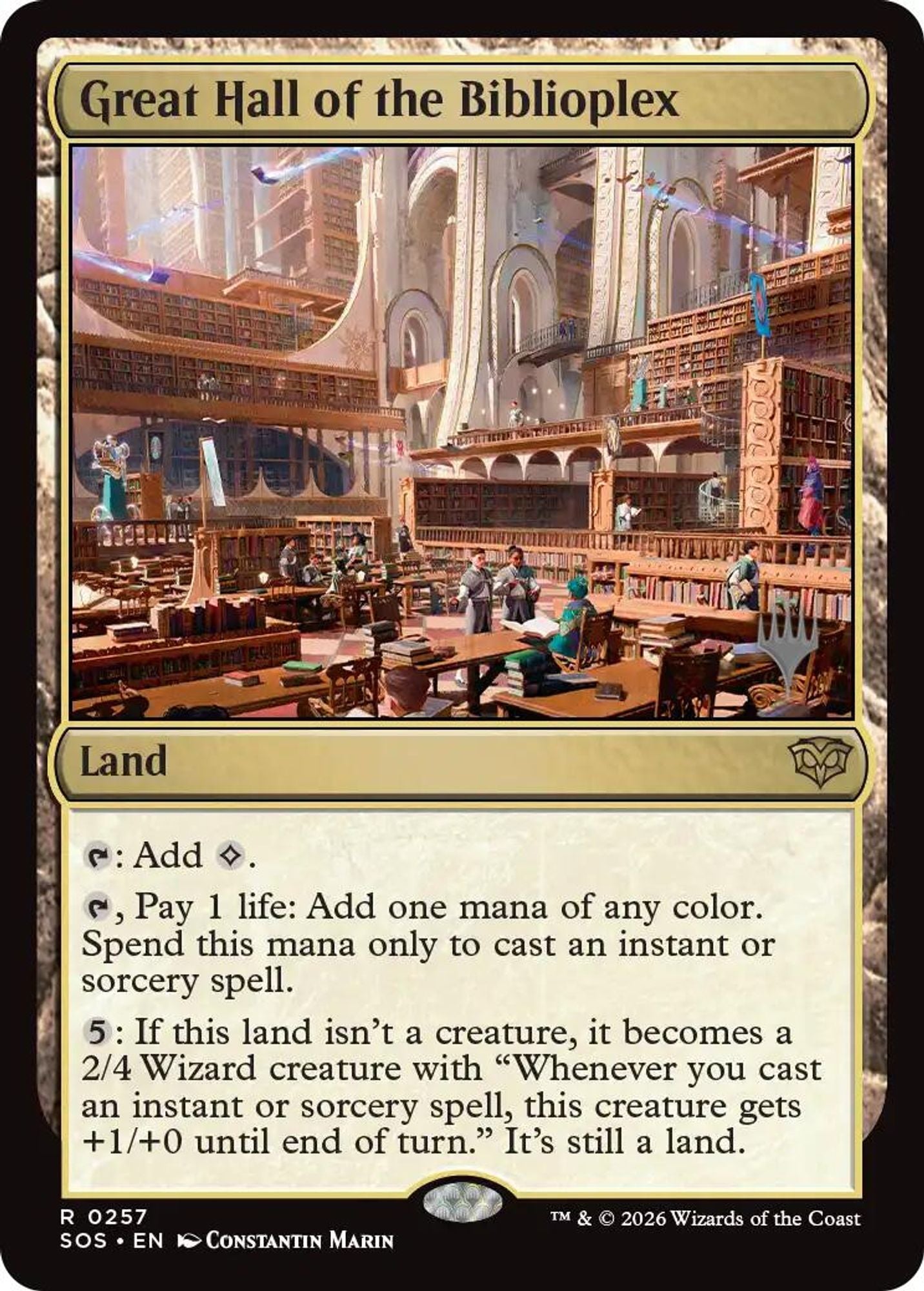 Great Hall of the Biblioplex - Promo Pack: Secrets of Strixhaven