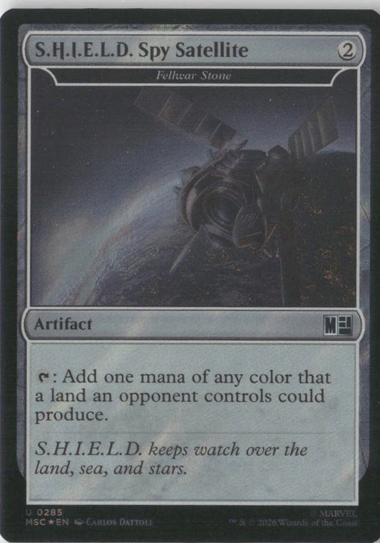 Scan Image | S.H.I.E.L.D. Spy Satellite - Fellwar Stone (Surge Foil) - Commander: Marvel Super Heroes | [9020B2CA]