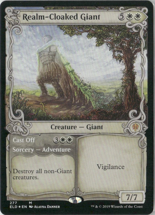 Scan Image | Realm-Cloaked Giant (Showcase) - Throne of Eldraine | [A167E152]
