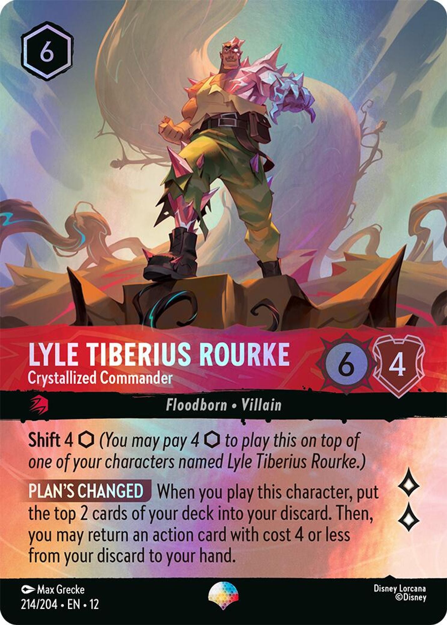 Lyle Tiberius Rourke - Crystallized Commander (Epic)