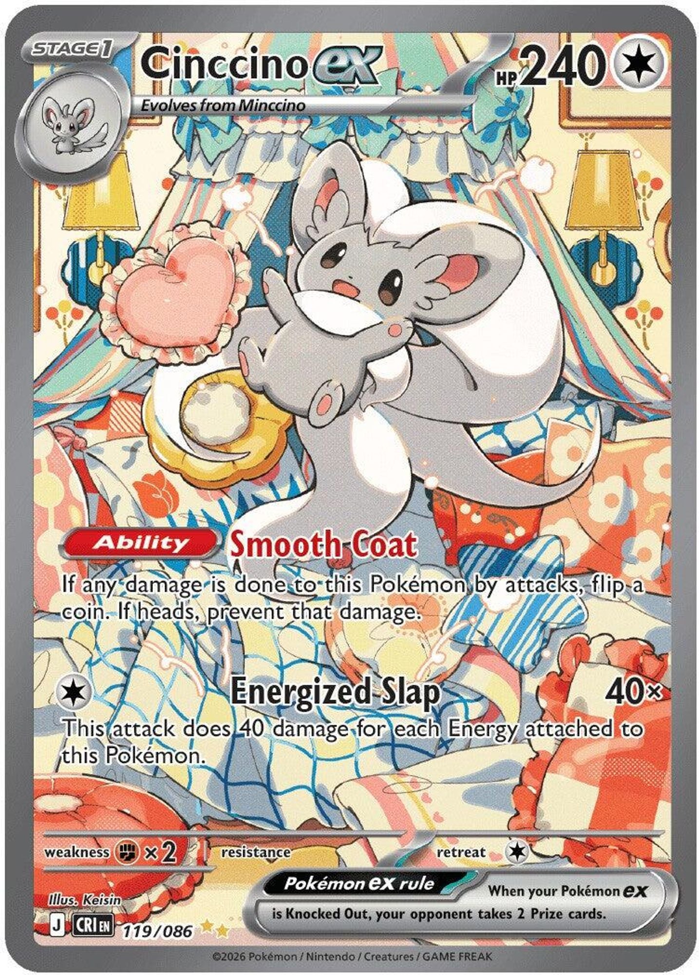 Cinccino ex - 119/086