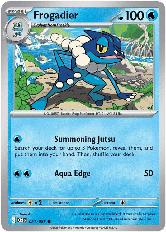 Frogadier - 021/086 - ME04: Chaos Rising